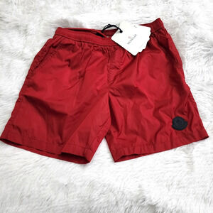 Moncler Boys Boxer Mare Swim Shorts in Red size 12